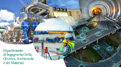 immagine Presentazione dei corsi di Laurea del Dipartimento di Ingegneria civile, chimica, ambientale e dei materiali