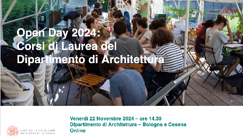 immagine Presentazione dei corsi di Laurea e Laurea Magistrale a ciclo unico del Dipartimento di Architettura