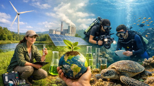 immagine Presentazione del corso di Laurea in Scienze ambientali e dei corsi di Laurea Magistrale in Scienze e tecnologie per la sostenibilità ambientale e Biologia Marina